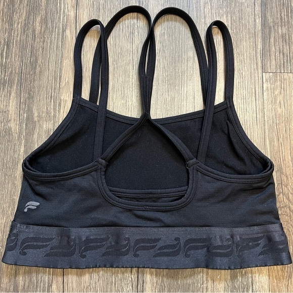 Women’s Black Racer back Sports Bra Size S - Picture 3 of 8